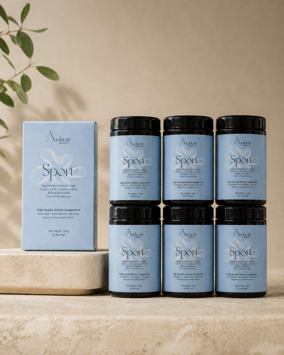 Complément Sport Audacity Supplements au collagène et nutriments pour les articulations